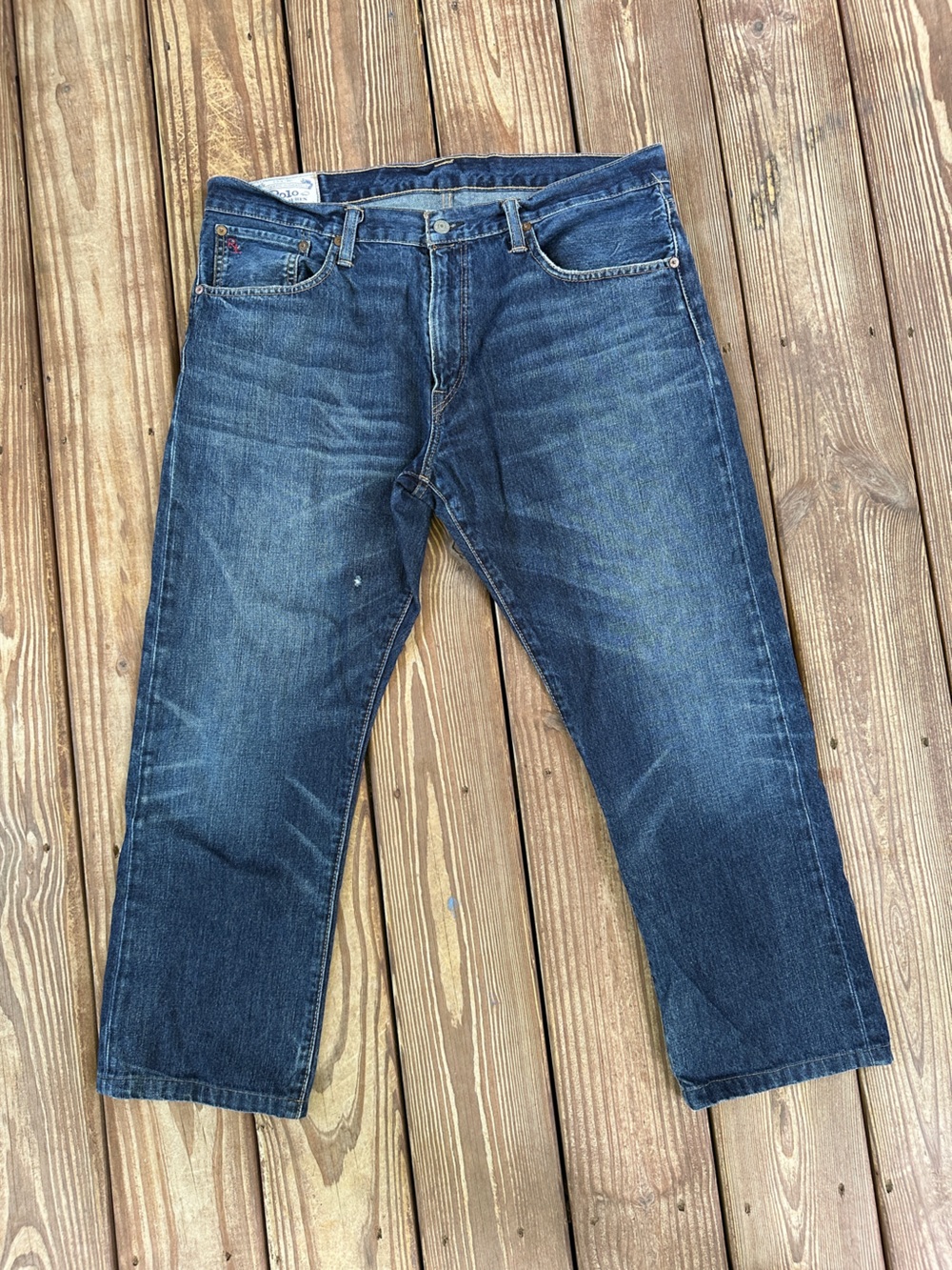 Polo Ralph Lauren Authentic Dungarees Jeans Mens 30x30 Straight Leg Y2K